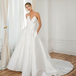 POCKETS! Estee Couture Custom Bridal Gown from Panache Beverly Hills